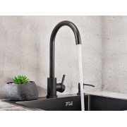 Смеситель Handmade SUS124BL-017F, черный