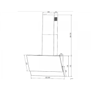 Вытяжка Elikor VERTEX 60 WH белый