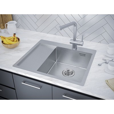 Мойка Paulmark Alster PM825951-BSR, брашированная нерж. сталь Мойка Paulmark Alster PM825951-BSR, брашированная нерж. сталь