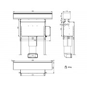 Вытяжка Falmec MONOLITH 90 VETRO NERO
