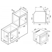 Духовой шкаф KRONA ONYX 60H BL/BL