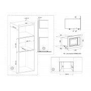 СВЧ - печь KRONA HIMMEL 60 WH