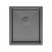 Мойка Paulmark Next 38 uni PM213844-GM, вороненая сталь