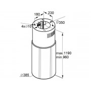 Вытяжка MAUNFELD EDELWEISS 39 ISLA белый