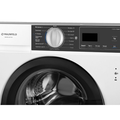 Стиральная машина MAUNFELD MBWM148STWH встраиваемая Стиральная машина MAUNFELD MBWM148STWH встраиваемая