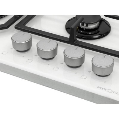 Варочная панель KRONA NEBEL 60 WH W газовая Варочная панель KRONA NEBEL 60 WH W газовая