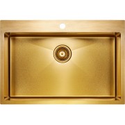 Мойка Paulmark Saar PM807551-BG, брашированное золото