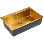 Мойка Paulmark Saar PM807551-BG, брашированное золото