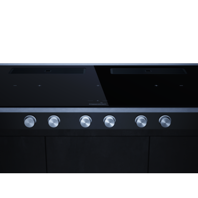 Варочная панель Kuppersbusch KMI 12850.0 SR-E Black Velvet индукционная с вытяжкой Варочная панель Kuppersbusch KMI 12850.0 SR-E Black Velvet индукционная с вытяжкой