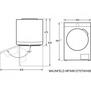 Стиральная машина MAUNFELD MFWM127STWH06
