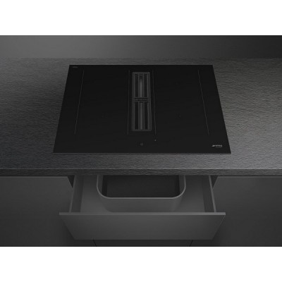 Варочная панель SMEG HOBD472D2 индукционная с вытяжкой Варочная панель SMEG HOBD472D2 индукционная с вытяжкой