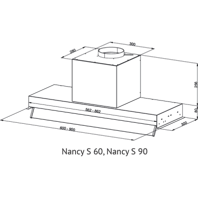 Вытяжка Kuppersberg NANCY S 60 Black Вытяжка Kuppersberg NANCY S 60 Black