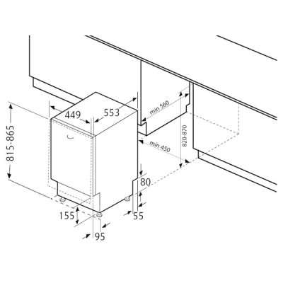 Посудомоечная машина KRONA KASKATA 45 BI Посудомоечная машина KRONA KASKATA 45 BI