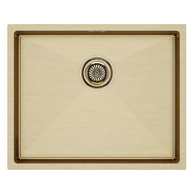 Мойка Paulmark Next-540 PM215444-BG, брашированное золото Мойка Paulmark Next-540 PM215444-BG, брашированное золото