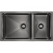 Мойка Paulmark Axel PM227844-GM, вороненая сталь