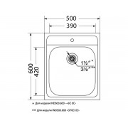 Мойка Ukinox Иннова IND500.600 -6C 0C-