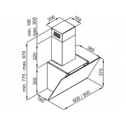 Вытяжка MAUNFELD AURORA 90 черный матовый