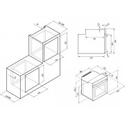 Духовой шкаф KRONA LYRA 45 BL/BL
