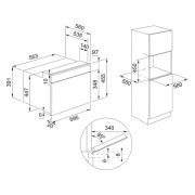 Духовой шкаф Franke FMY 45 MW XS (131.0606.105) компактный с СВЧ