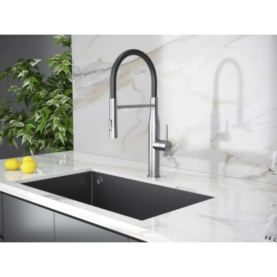 Смеситель Kuchenstern KERN-E нержавеющая сталь Смеситель Kuchenstern KERN-E нержавеющая сталь