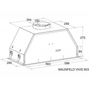 Вытяжка MAUNFELD VIVID 603EM черный