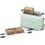 Тостер на 4 ломтика SMEG TSF02PGEU пастельный зеленый