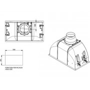 Вытяжка Falmec BUILT-IN BURANO 50 WH