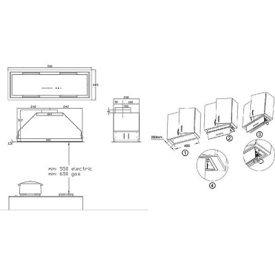 Вытяжка Korting KHI 6997 X Вытяжка Korting KHI 6997 X