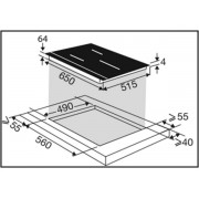 Варочная панель De Dietrich DPI7689XS индукционная