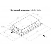 Вытяжка Pando E-250/130 BL V.1130 ECO