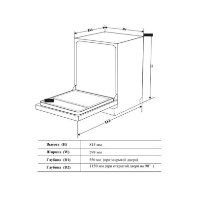 Посудомоечная машина Bertazzoni DW6083PRTS Посудомоечная машина Bertazzoni DW6083PRTS