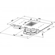 Варочная панель с вытяжкой Faber GALILEO BK GLASS NG A830 (340.0594.624) индукционная
