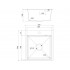 Мойка Ukinox Практика PRB450.500 -GT10C 0CW & S с выпуском Мойка Ukinox Практика PRB450.500 -GT10C 0CW & S с выпуском