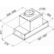 Вытяжка MAUNFELD FANTASY 90 белый