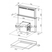 Вытяжка Faber FABULA EVO+ BK (340.0492.566)