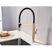 Смеситель Paulmark Leader Le214101-SBG, светлое брашированное золото