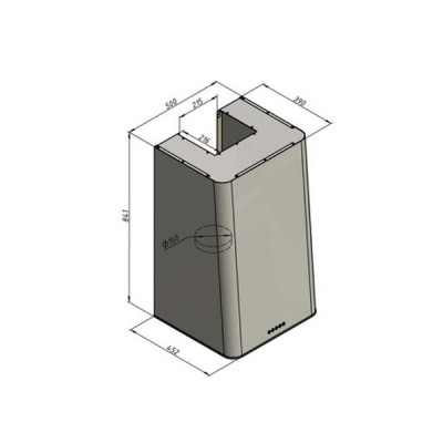 Вытяжка Elikor MIX 50П-650-Э3Д белый/срб Вытяжка Elikor MIX 50П-650-Э3Д белый/срб