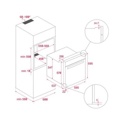Духовой шкаф TEKA AIRFRY HLB 84-G1 P Infinity Matt Black (111000080) Духовой шкаф TEKA AIRFRY HLB 84-G1 P Infinity Matt Black (111000080)