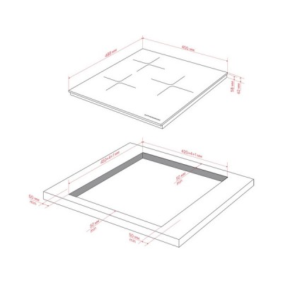 Варочная панель Kuppersberg ICI 406 индукционная Варочная панель Kuppersberg ICI 406 индукционная