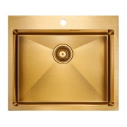 Мойка Paulmark Isar PM805951-BG, брашированное золото