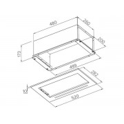 Вытяжка MEFERI SMARTBOX52BK POWER