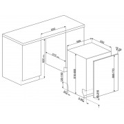 Посудомоечная машина SMEG STL323BL