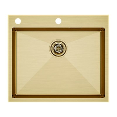 Мойка Paulmark Brim-edge PM775951-BG, брашированное золото Мойка Paulmark Brim-edge PM775951-BG, брашированное золото