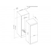 Холодильная камера De Dietrich DRL1770EB встраиваемая