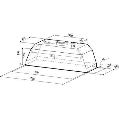 Вытяжка KRONA AMELI 900 white PB Вытяжка KRONA AMELI 900 white PB
