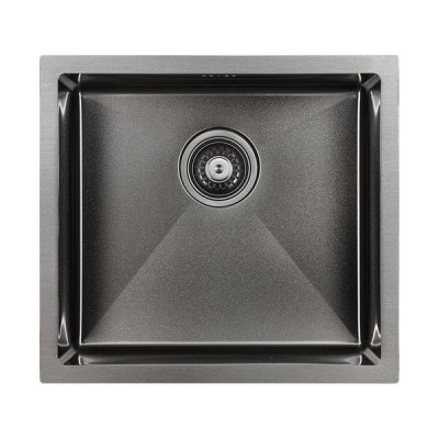 Мойка Paulmark Marx PM214844-GM, вороненая сталь Мойка Paulmark Marx PM214844-GM, вороненая сталь