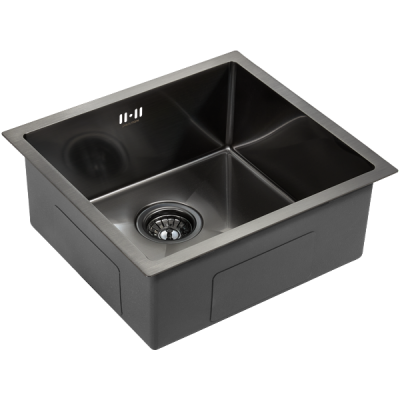 Мойка Paulmark Marx PM214844-GM, вороненая сталь Мойка Paulmark Marx PM214844-GM, вороненая сталь