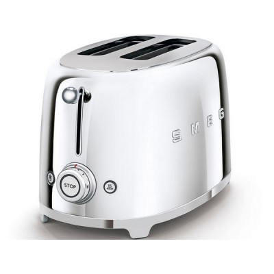 Тостер на 2 ломтика SMEG TSF01SSEU хром Тостер на 2 ломтика SMEG TSF01SSEU хром