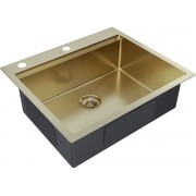 Мойка Paulmark Brim-pro PM705951-BG, брашированное золото