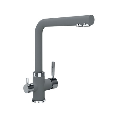 Смеситель Florentina Арес серый шёлк Смеситель Florentina Арес серый шёлк